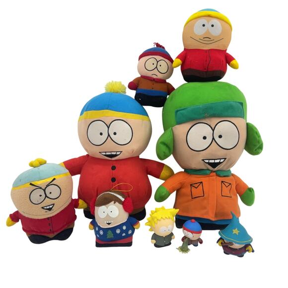 Preowned South Park Assorted Characters Plush Dolls Toy Figures Eric LOT Tweak - Picture 1 of 5